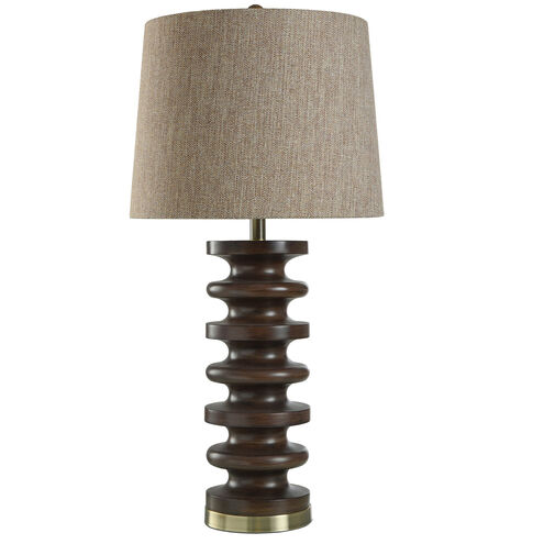 Walnut Ridge 32.5 inch 150.00 watt Brown Walnut Table Lamp Portable Light