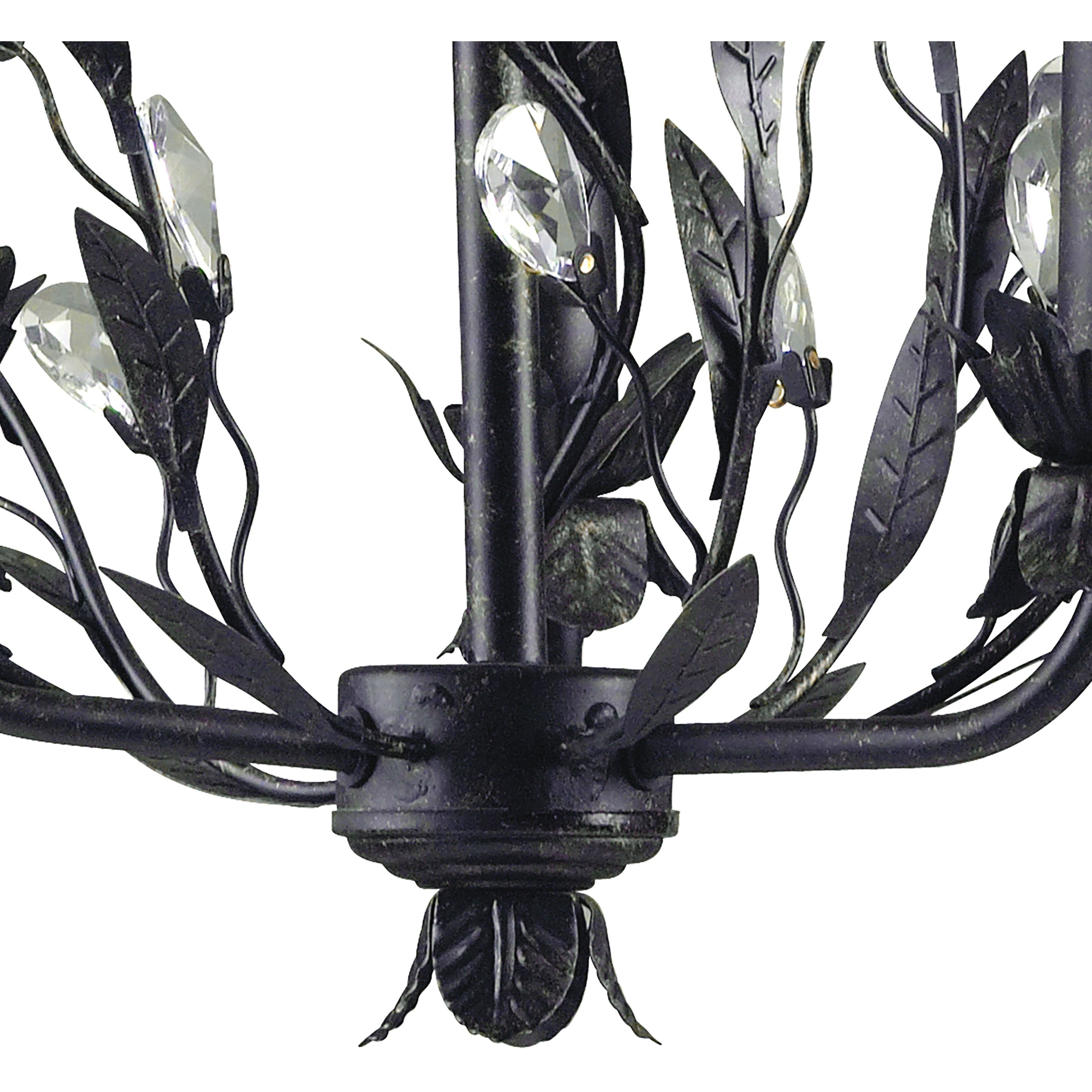Circeo 3 Light 16 inch Silvered Bronze with Clear Chandelier Ceiling Light