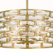 Meridian Pendant Ceiling Light in Antique Gold