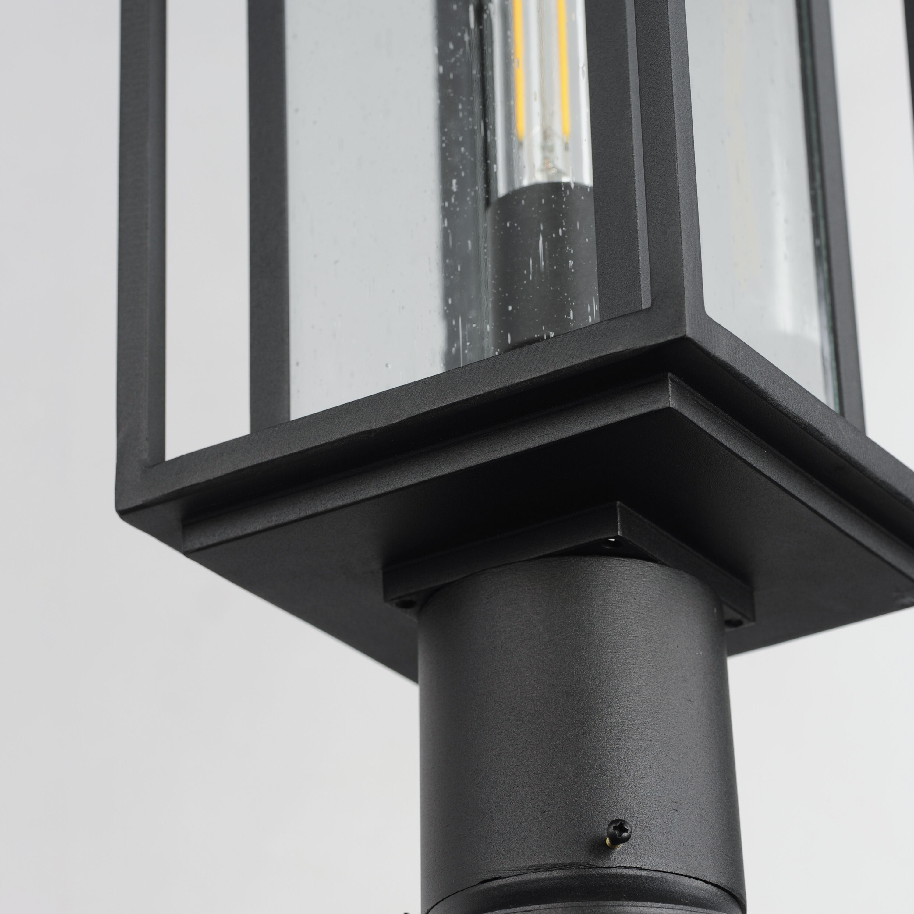 Cabana 1 Light 17 inch Black Post Mount