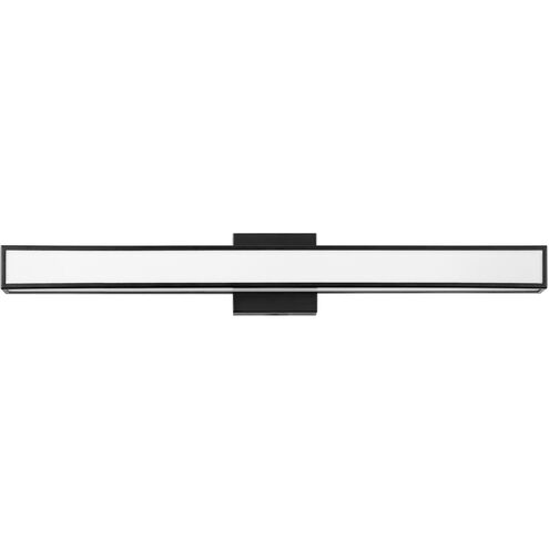 Alto LED 30 inch Black Vanity Light Wall Light, Vertical