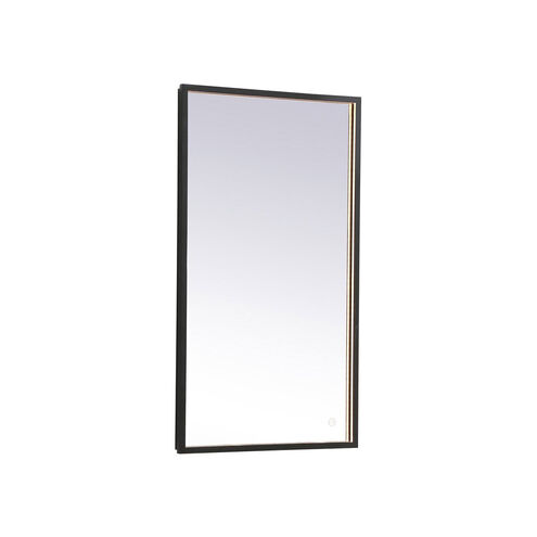 Pier 36 X 18 inch Black LED Mirror