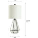 Signature 23.25 inch 60 watt Aged Bronze Table Lamp Portable Light