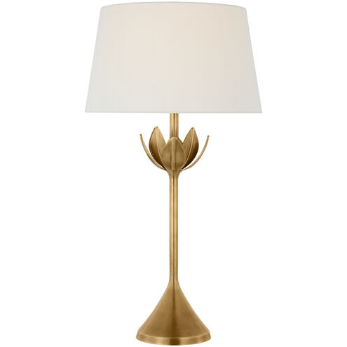 Julie Neill Alberto 32.25 inch 100.00 watt Antique-Burnished Brass Table Lamp Portable Light, Large