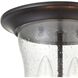 Trinity 2 Light 9 inch Oil Rubbed Bronze Flush Mount Ceiling Light