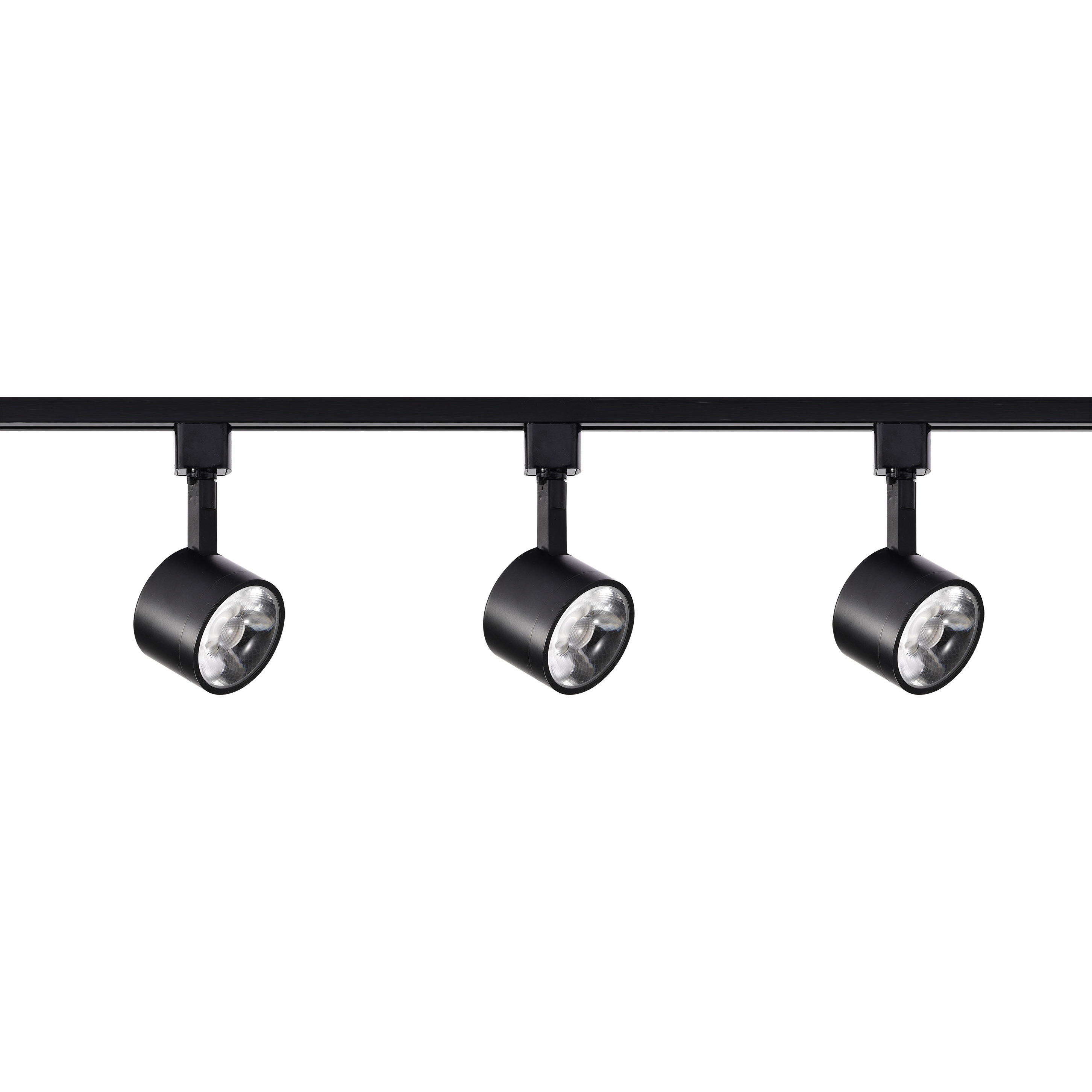 Brentwood 3 Light 120V Black Track Kit Ceiling Light