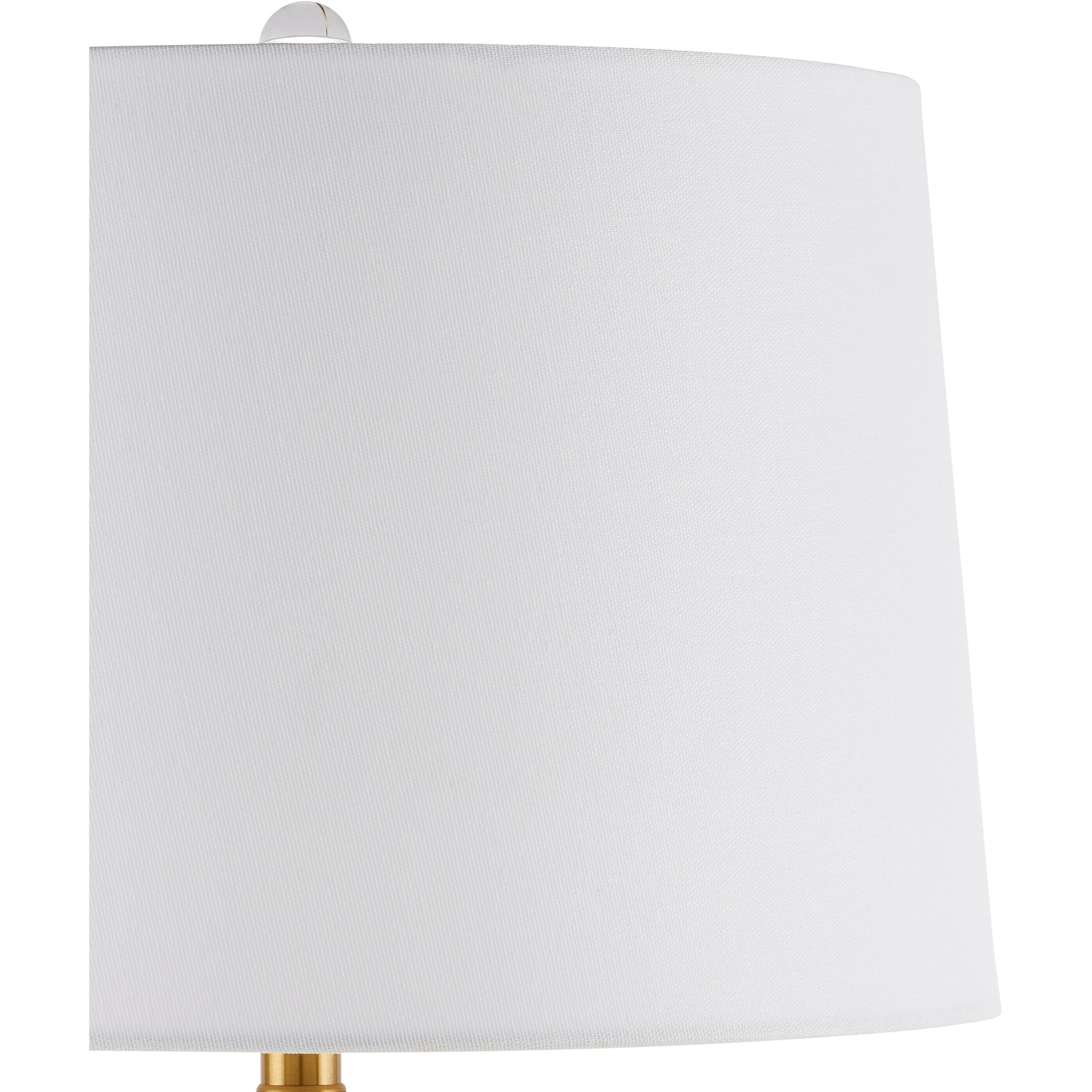 Duveen 31.5 inch 150 watt Clear/Polished Brass Table Lamp Portable Light