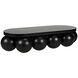 Lambreta 74 X 34 inch Matte Black Coffee Table