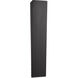 Corwin Family 1 Light 28 inch Matte Black Outdoor Wall Sconce in 4" D x 5.5" W x 28" H, EVOLV