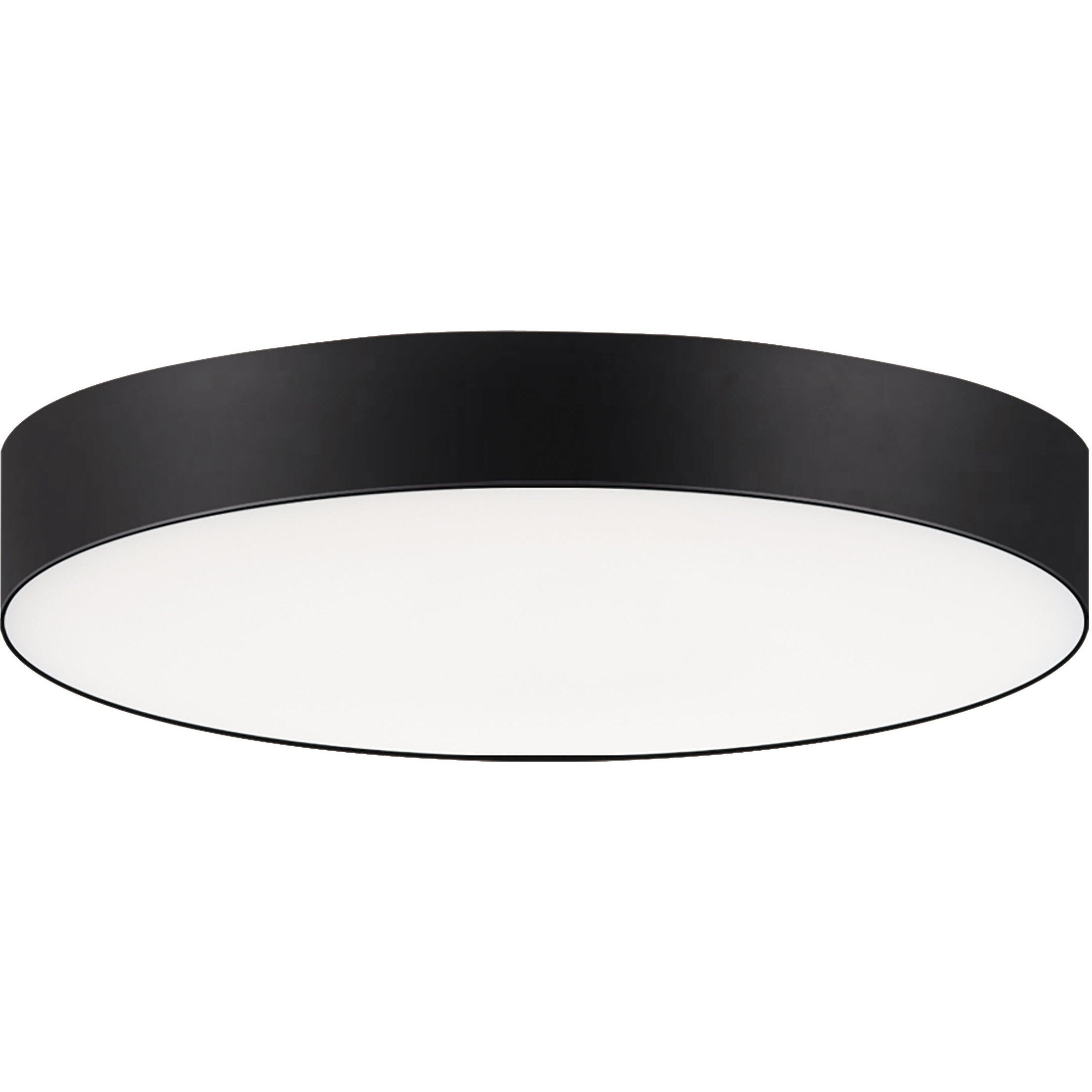 Maxim 57882WTBK Trim LED 7 inch Black Flush Mount Ceiling Light