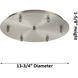 Edison Stanton 6 Light 14 inch Matte Black Multi-Pendant Ceiling Light, Edison