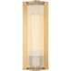 Palmira LED 6.38 inch Aged Gold Brass Wall Sconce Wall Light