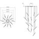 Ballet LED 27.25 inch Satin Black Chandelier Ceiling Light