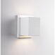 Mavis LED 4 inch White Exterior Wall Sconce