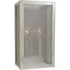 Windsor 2 Light 7 inch Mahogany Bronze Sconce Wall Light