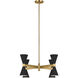 AERIN Albertine 8 Light 48 inch Midnight Black Chandelier Ceiling Light