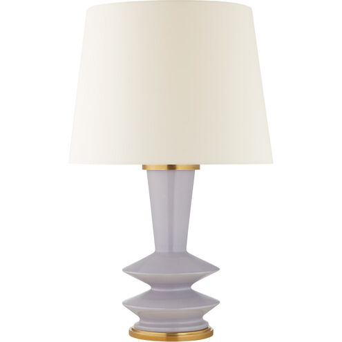 Christopher Spitzmiller Whittaker 30 inch 100 watt Lilac Table Lamp Portable Light, Medium