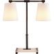 Messina 24 inch 60.00 watt Bronze Lamp Portable Light
