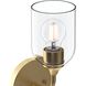 Ilia 1 Light 6 inch Brushed Gold Wall Sconce Wall Light