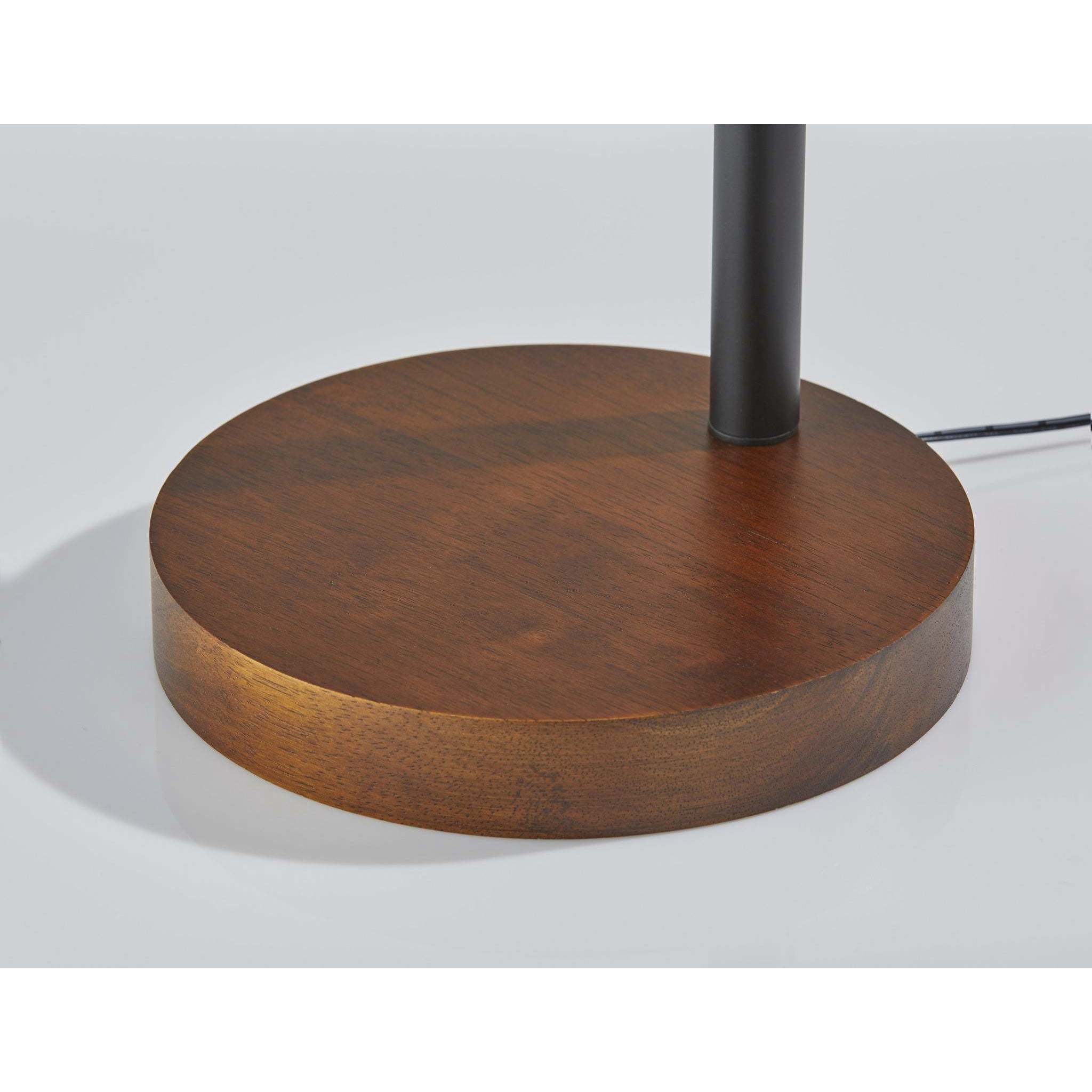 Sophia 52 inch 6.00 watt Black/Walnut Floor Lamp Portable Light