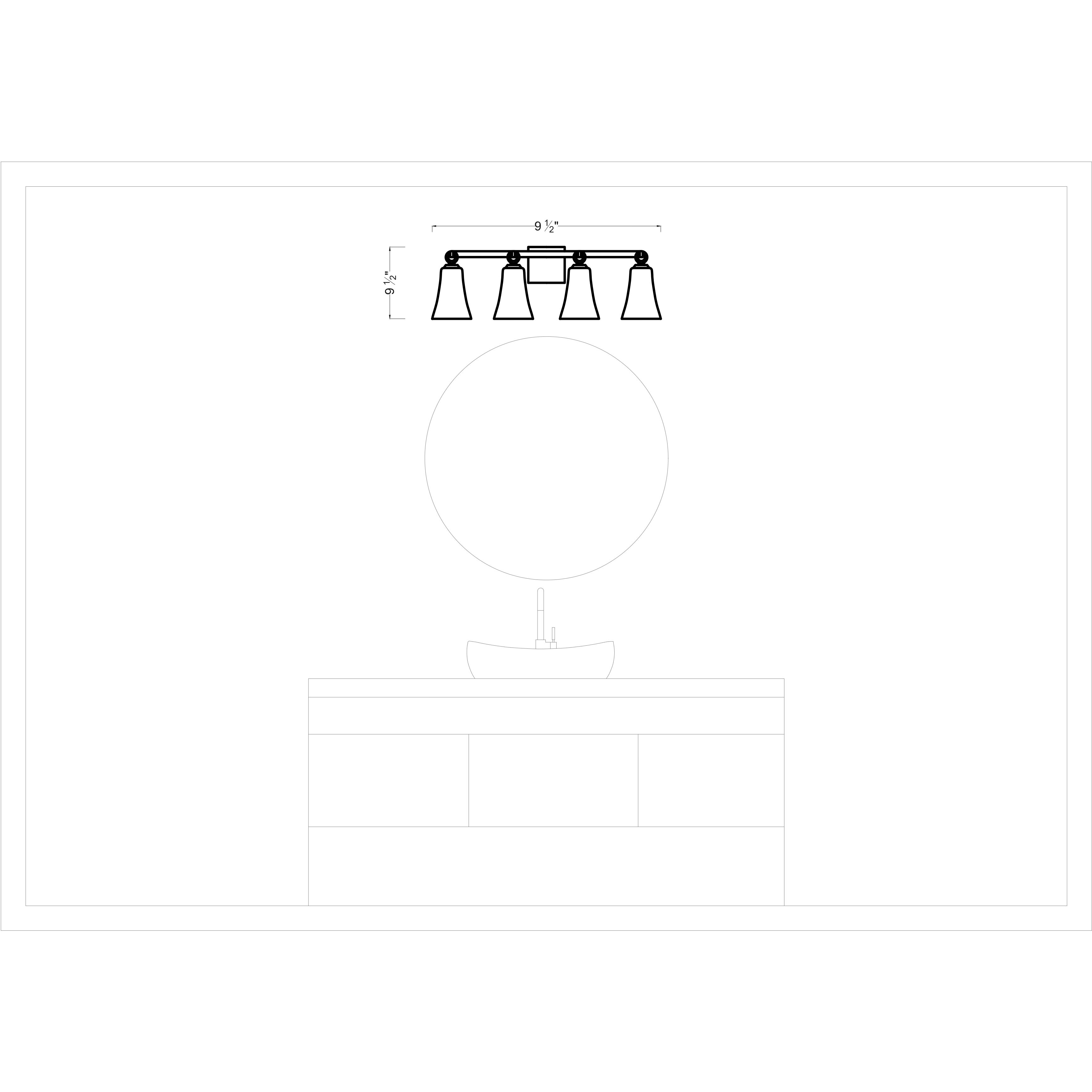 Sean Lavin Monterro 4 Light 30.25 inch Satin Nickel Vanity Light Wall Light