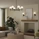 Rigsby 6 Light 36 inch Matte Black Chandelier Ceiling Light