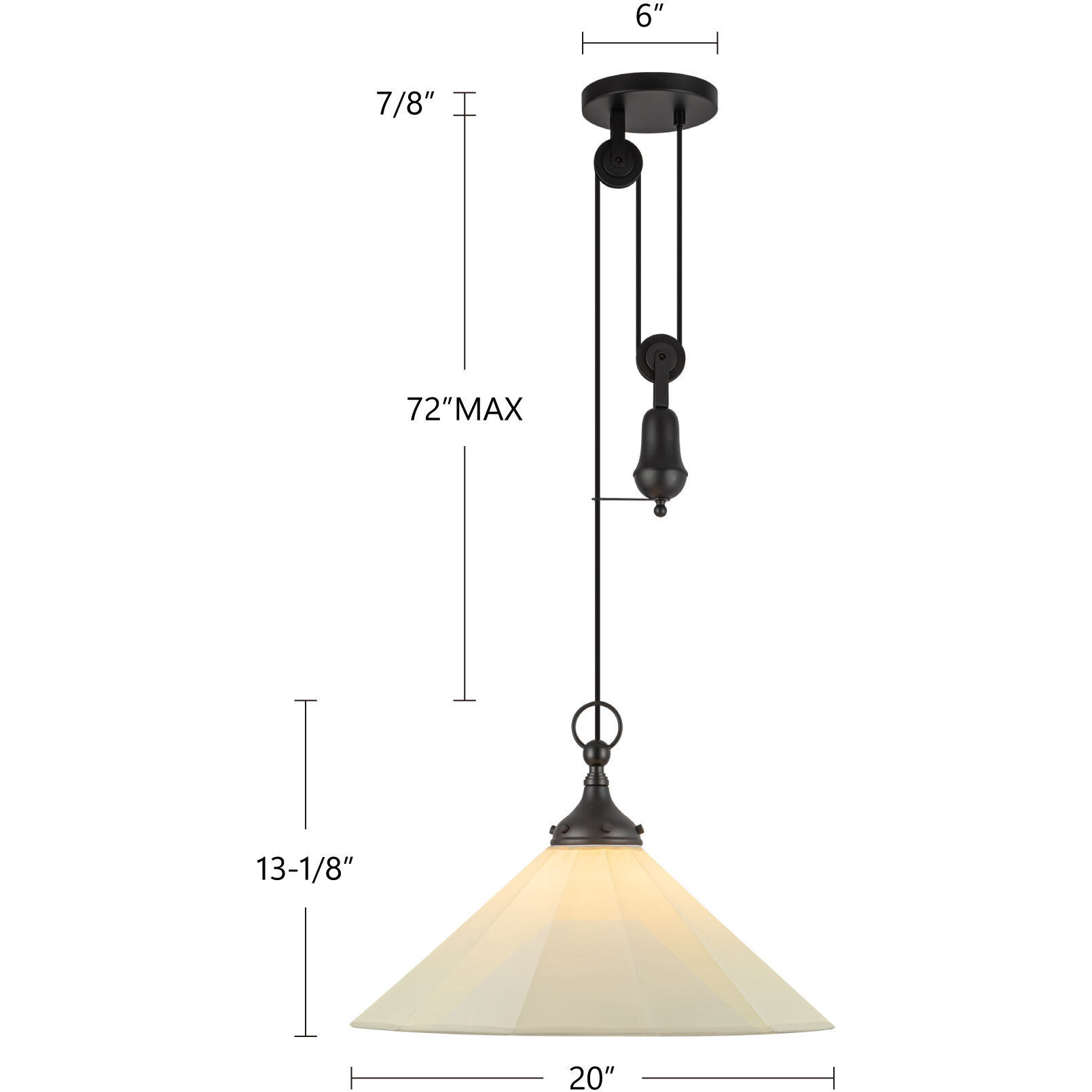 Alora Mood Ellen Pendant Ceiling Light in Brushed Gold and White Linen