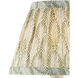 Plume Green and Ivory 6 inch Tapered Chandelier Shade