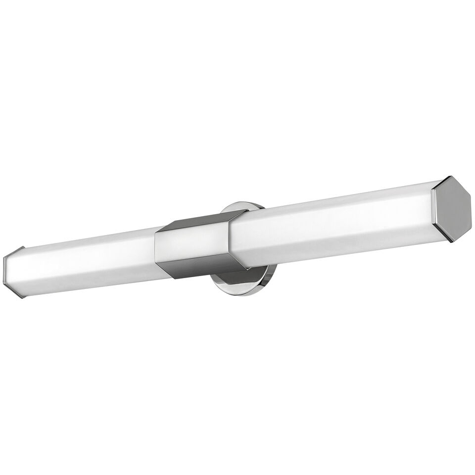 Facet LED 32 inch Polished Nickel Vanity Light Wall Light, Vertical