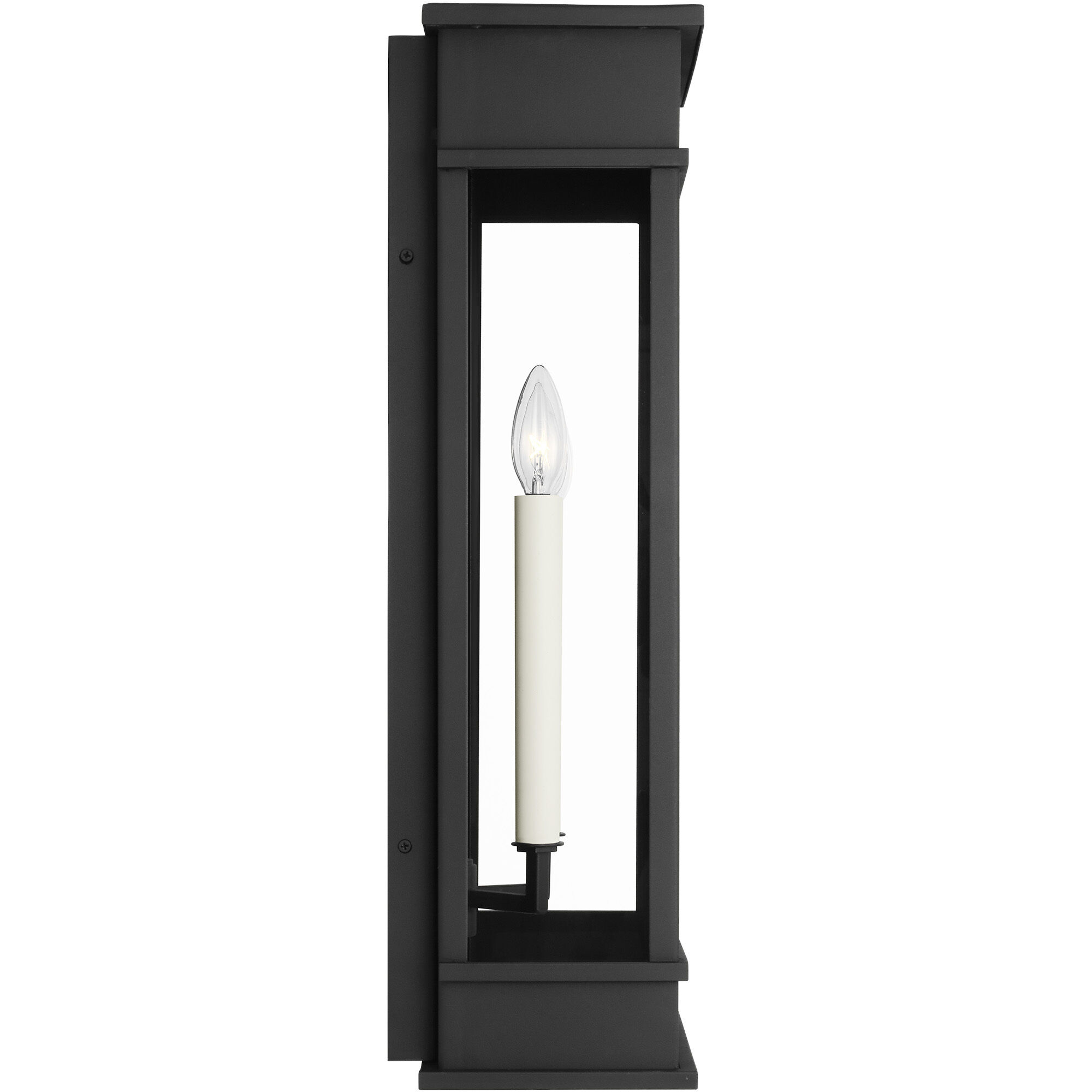 C&M by Chapman & Myers Cupertino 2 Light 19.13 inch Textured Black Outdoor Wall Lantern