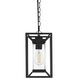 Willington 1 Light 7 inch Black Outdoor Pendant