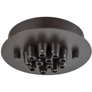 Signature 12 Light 1 inch Oil Rubbed Bronze Canopy, Round