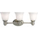 Chadford 3 Light 23 inch Brushed Nickel Bath Vanity Wall Light
