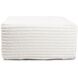 Shar Pei Universal 18 inch White Ottoman