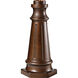 Outdoor Post Base 19.5 inch Heritage Bronze Outdoor Post Base