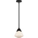 Nouveau 2 Olean LED 6.75 inch Matte Black Mini Pendant Ceiling Light in Matte White