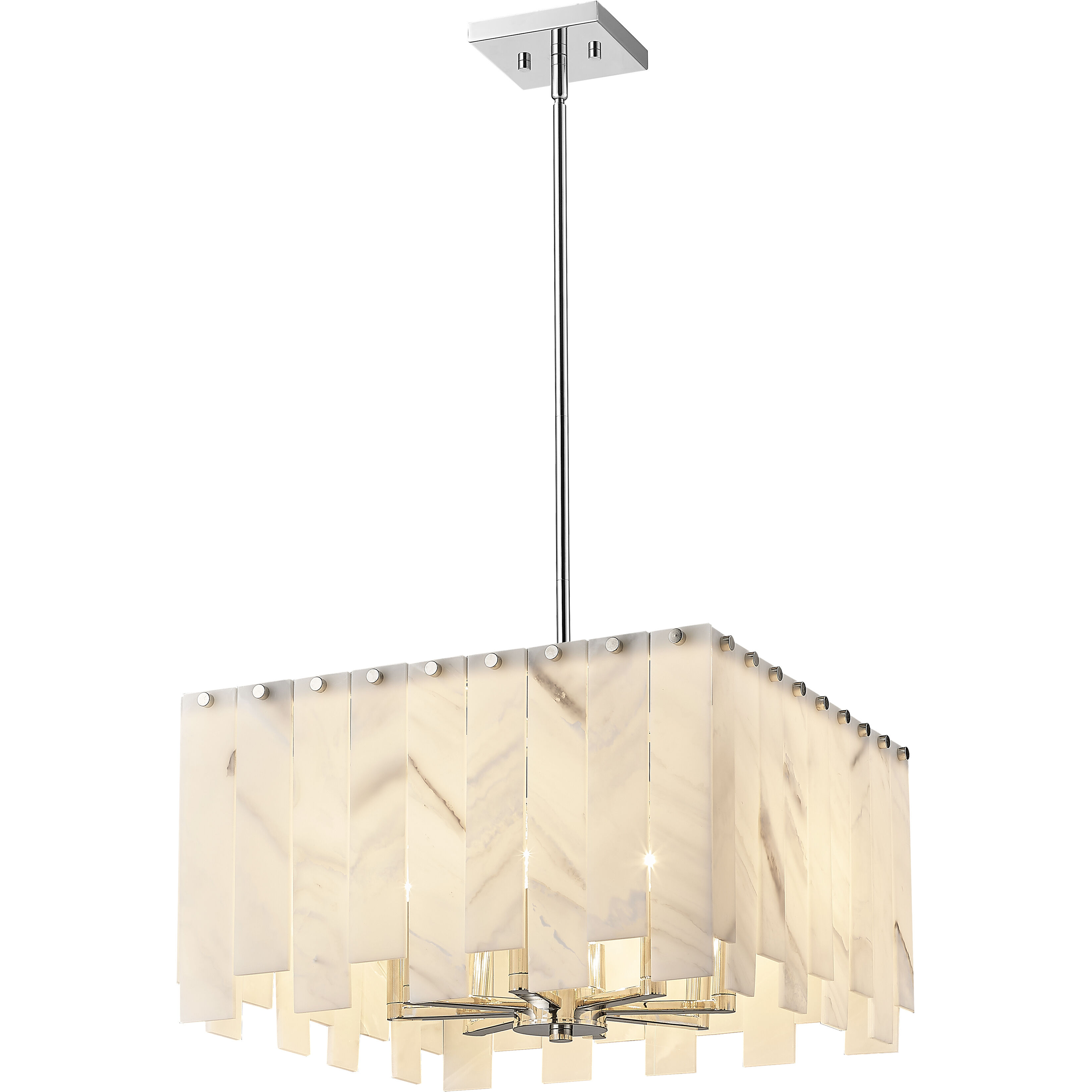 Viviana 8 Light 19.75 inch Polished Nickel Chandelier Ceiling Light