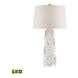 Hawksbill 29 inch 9.50 watt Natural with Clear Table Lamp Portable Light