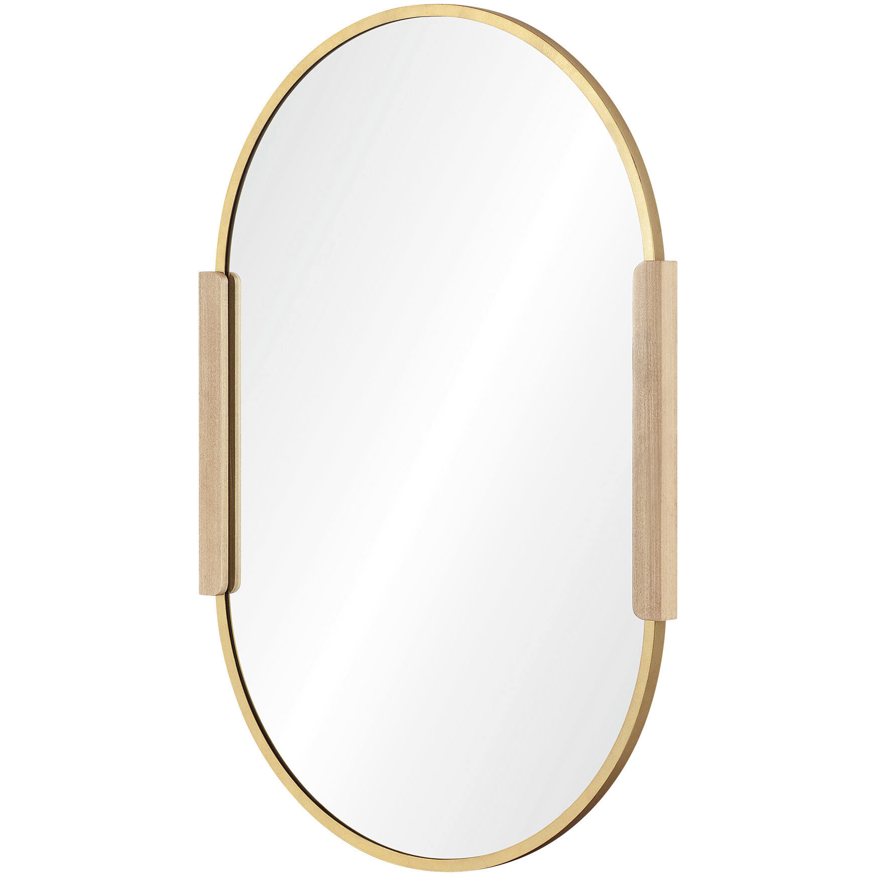 Kerianne 41 X 26 inch Clear and Gold Wall Mirror