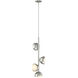 Brooklyn 4 Light 11.6 inch Sterling and Sterling Vertical Pendant Ceiling Light