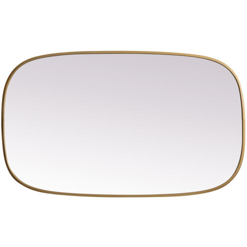 Brynn 40 X 24 inch Brass Mirror in 24 x 40