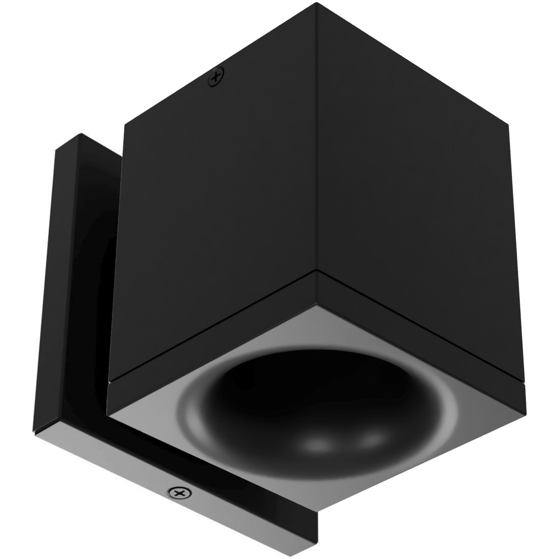 Zoron LED 4.75 inch Arc Black Outdoor Wall Lighting