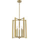 Benson 5 Light 15.5 inch Warm Brass Pendant Ceiling Light, Essentials
