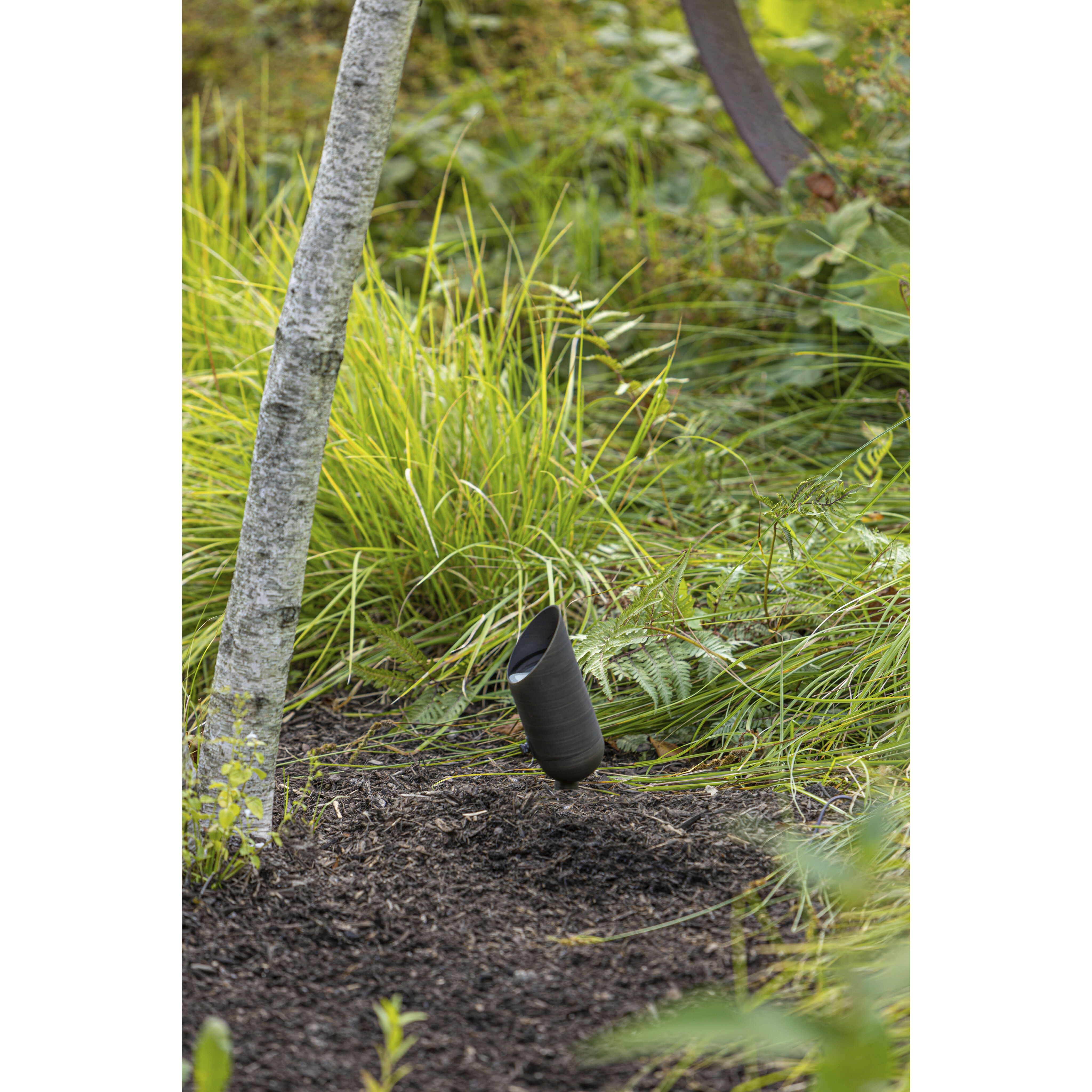 Hardy Island Lumacore 12v 50.00 watt Textured Brown Landscape Spot Light in Textured Black