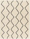 Beni Shag 84 X 63 inch Black Rug in 5 x 8, Rectangle