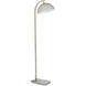 Otto 55.25 inch 60.00 watt Polished Nickel Floor Lamp Portable Light
