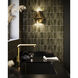 Alora Mood Emiko 1 Light 9.5 inch Brushed Gold Bath Vanity Light Wall Light