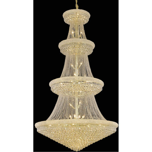 Primo 48 Light 54 inch Gold Foyer Ceiling Light in Royal Cut