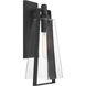 Costa 1 Light 21.5 inch Sand Coal Black Outdoor Wall Sconce