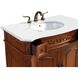 Danville 36 X 21 X 36 inch Teak Vanity Sink Set